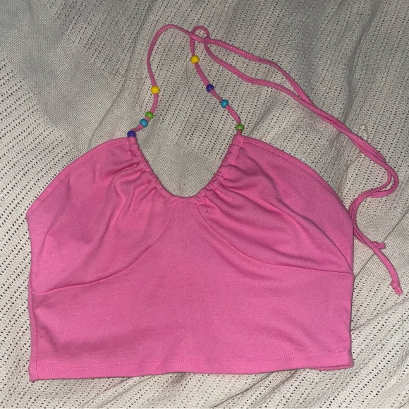 Pink halter top NWT - Picture 2 of 4